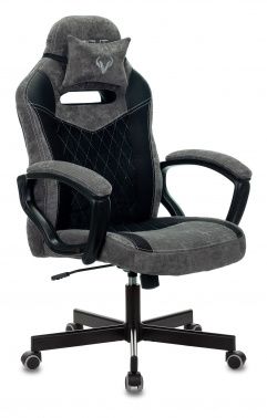 Кресло игровое Zombie VIKING 6 KNIGHT Fabric с подголов. крестовина металл