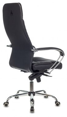 Фото кресло руководителя бюрократ ch-609sl/eco/black черный эко.кожа крестовина металл хром