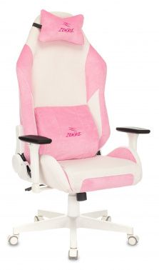 Кресло игровое Zombie EPIC PRO Fabric с подголов. крестовина пластик пластик белый