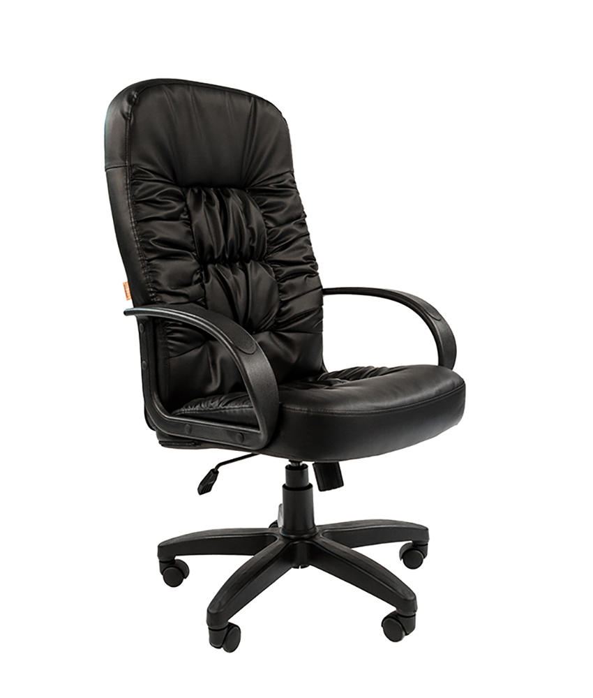 Фото офисное кресло chairman    416   россия   эко черный матовый
