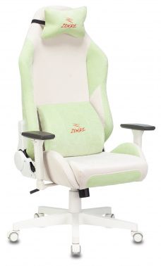 Кресло игровое Zombie EPIC PRO Fabric с подголов. крестовина пластик пластик белый