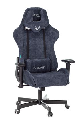 Кресло игровое Zombie VIKING KNIGHT Fabric с подголов. крестовина металл