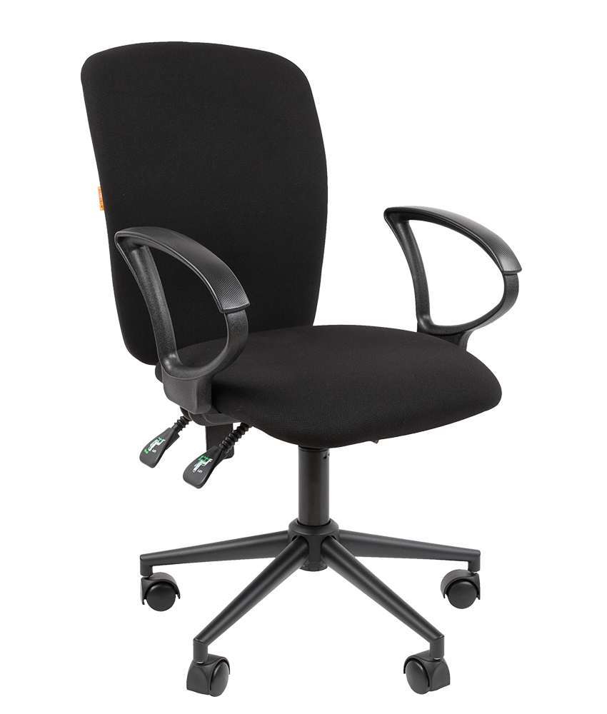 Фото офисное кресло chairman 9801 россия ткань t08 черный black
