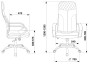 Фото кресло руководителя бюрократ ch-608sl/eco черный искусственная кожа крестовина металл хром