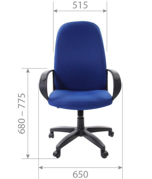 Фото офисное кресло chairman   279        россия tw-12 серый n