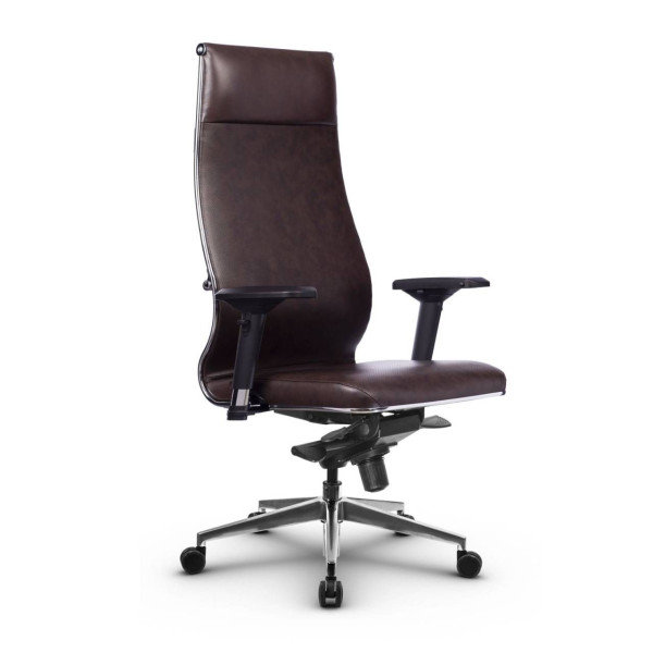Фото metta l 1c 42/4d_17839_кожа перфорированная newleather - темно-коричневый_кожа перфорированная newleather - темно-коричневый