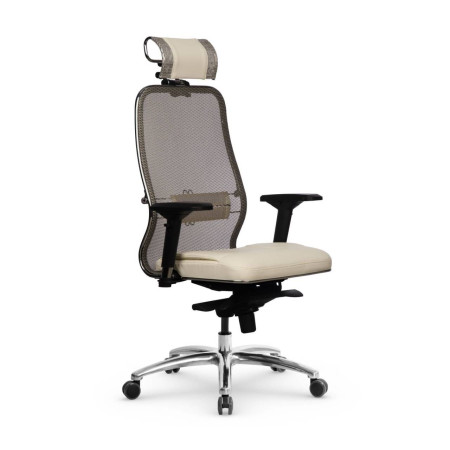 Фото кресло samurai sl-3.04 infinity easy clean молочный