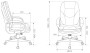 Фото кресло руководителя бюрократ ch-868n fabric крестовина пластик