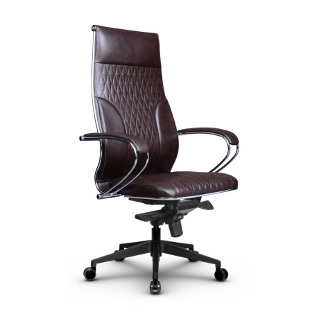 Фото metta l 1c 44b/k_17840_кожа перфорированная newleather - темно-коричневый_кожа перфорированная newleather - темно-коричневый