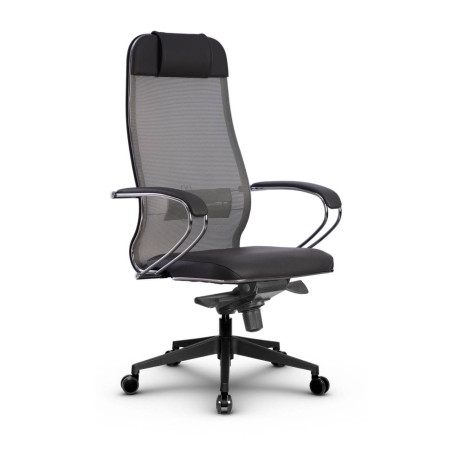 Фото metta l 1m 36/k_17840_сетка x2 - светло-серый_кожа перфорированная newleather - серый