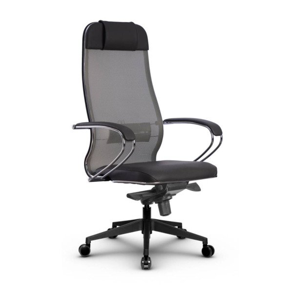 Фото metta l 1m 36/k_17840_сетка x2 - светло-серый_кожа перфорированная newleather - серый