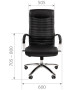 Фото офисное кресло chairman 480 экокожа terra 111 коричневый n