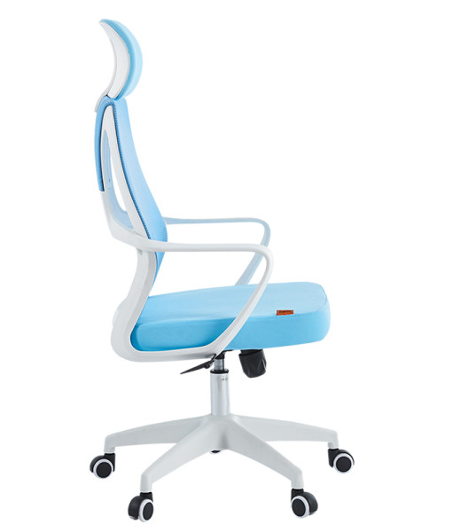 Фото офисное кресло chairman ch636 белый пластик, синий