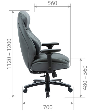 Фото офисное кресло chairman 403 black