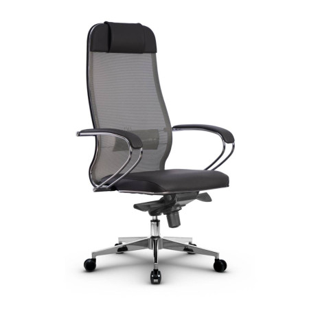 Фото metta l 1m 36/k_17841_сетка x2 - светло-серый_кожа перфорированная newleather - серый