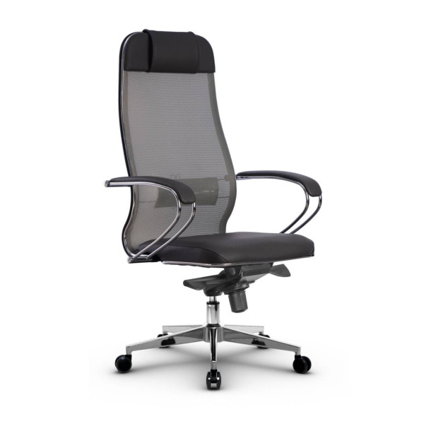 Фото metta l 1m 36/k_17841_сетка x2 - светло-серый_кожа перфорированная newleather - серый