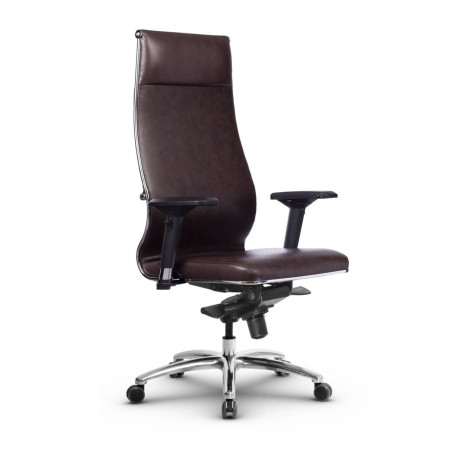 Фото metta l 1c 42/4d_17838_кожа перфорированная newleather - темно-коричневый_кожа перфорированная newleather - темно-коричневый
