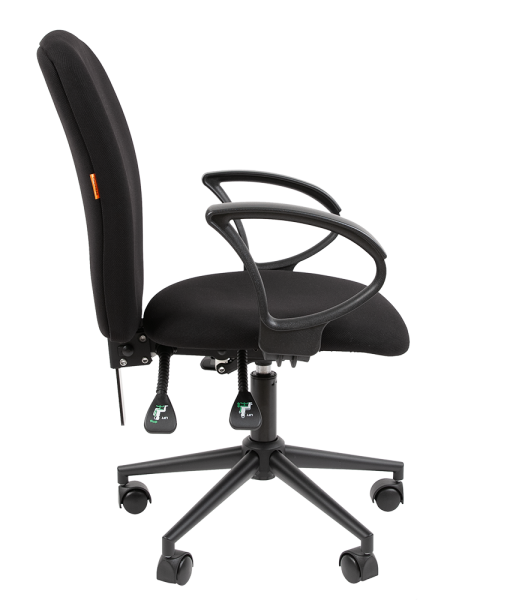 Фото офисное кресло chairman 9801 россия ткань t08 черный black