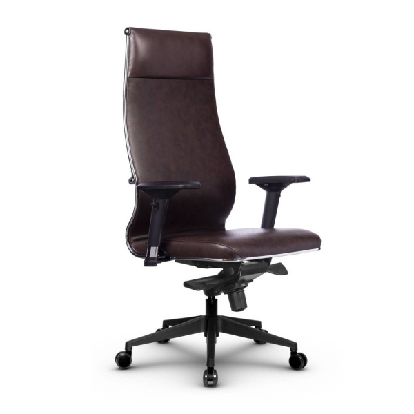 Фото metta l 1c 42/4d_17840_кожа перфорированная newleather - темно-коричневый_кожа перфорированная newleather - темно-коричневый