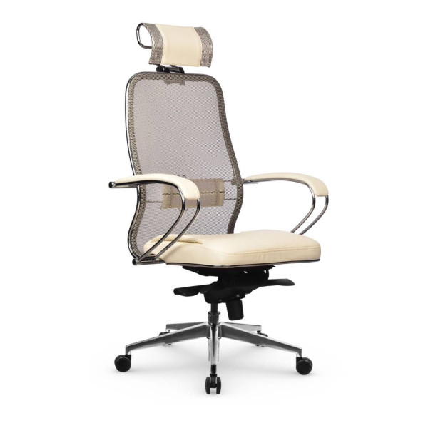 Фото кресло samurai sl-2.041 infinity easy clean молочный