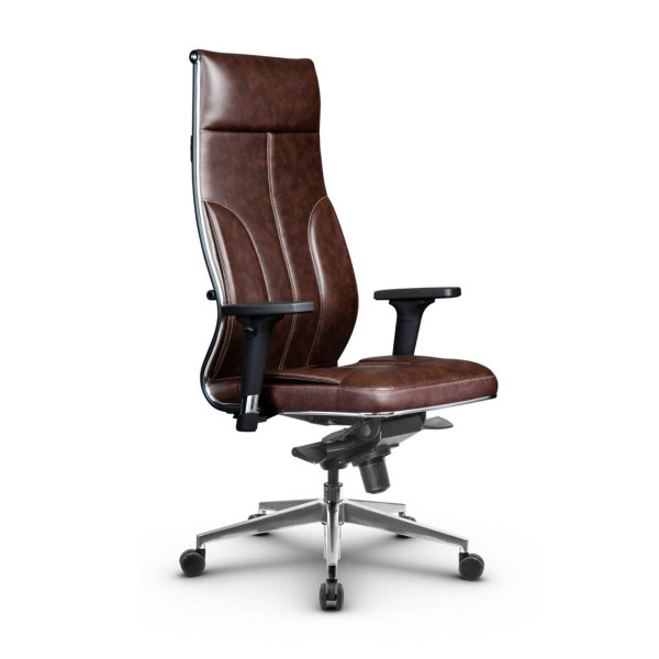 Фото metta l 1m 46/2d_17839_кожа перфорированная newleather - темно-коричневый_кожа перфорированная newleather - темно-коричневый