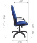 Фото офисное кресло chairman   279        россия tw-12 серый n