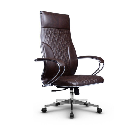 Фото metta l 1c 44b/k_17834_кожа перфорированная newleather - темно-коричневый_кожа перфорированная newleather - темно-коричневый