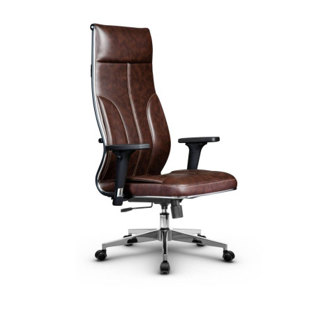 Фото metta l 1m 46/2d_17834_кожа перфорированная newleather - темно-коричневый_кожа перфорированная newleather - темно-коричневый