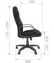 Фото офисное кресло chairman    685    россия     tw-12 серый n