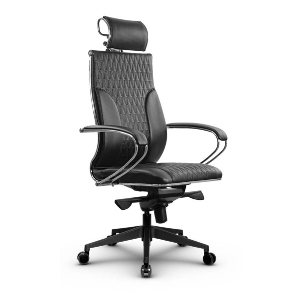 Фото metta l 2c 44b/k_17840_кожа перфорированная newleather - черный_кожа перфорированная newleather - черный