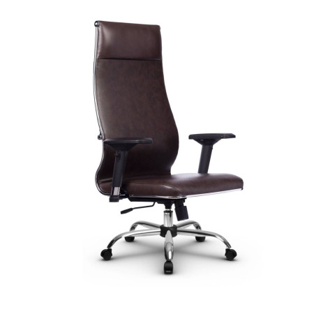 Фото metta l 1c 42/4d_17833_кожа перфорированная newleather - темно-коричневый_кожа перфорированная newleather - темно-коричневый