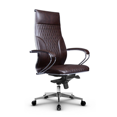 Фото metta l 1c 44b/k_17841_кожа перфорированная newleather - темно-коричневый_кожа перфорированная newleather - темно-коричневый