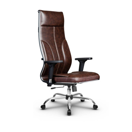 Фото metta l 1m 46/2d_17833_кожа перфорированная newleather - темно-коричневый_кожа перфорированная newleather - темно-коричневый