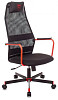 Кресло игровое Zombie ONE черный TW-01 3C11 сетка/ткань с подголов. крестовина металл