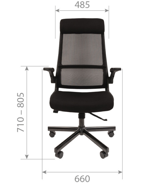 Фото офисное кресло chairman 575 black