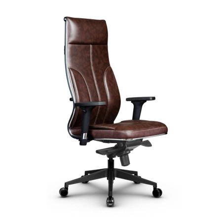 Фото metta l 1m 46/2d_17840_кожа перфорированная newleather - темно-коричневый_кожа перфорированная newleather - темно-коричневый