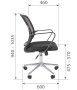 Фото офисное кресло chairman    698   россия     tw-04 серый хром new