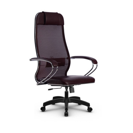 Фото metta l 1m 36/k_17831_сетка x2 - темно-бордовый_кожа перфорированная newleather - темно-бордовый