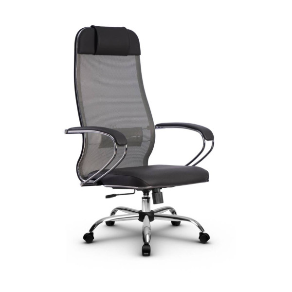 Фото metta l 1m 36/k_17833_сетка x2 - светло-серый_кожа перфорированная newleather - серый