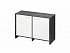 Тумба двухсекционная FI-12-02.G. Фурнитура INOX