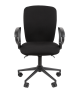 Фото офисное кресло chairman 9801 россия ткань t08 черный black