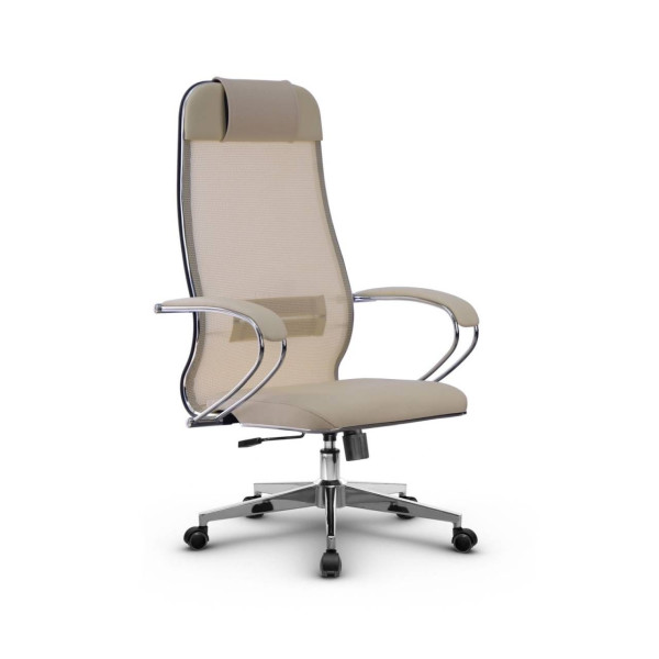 Фото metta l 1m 36/k_17834_сетка x2 - бежевый_кожа перфорированная newleather - бежевый