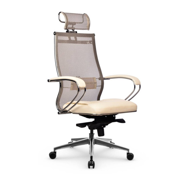 Фото кресло samurai sl-2.051 infinity easy clean молочный